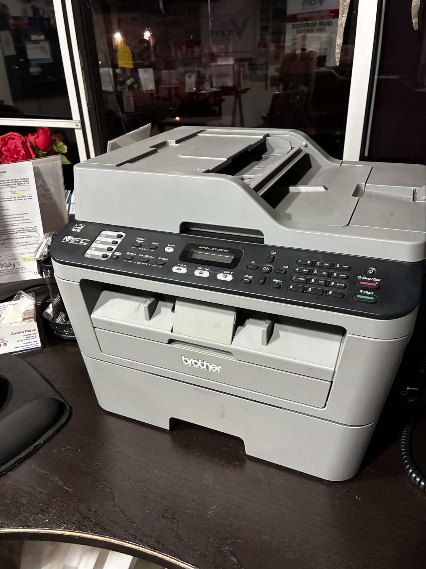 Brother Printer, was used for office work