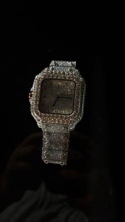 Iced Out Square Face Watch