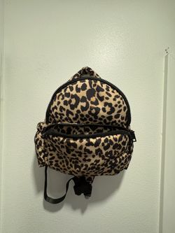 Leopard Print Backpack