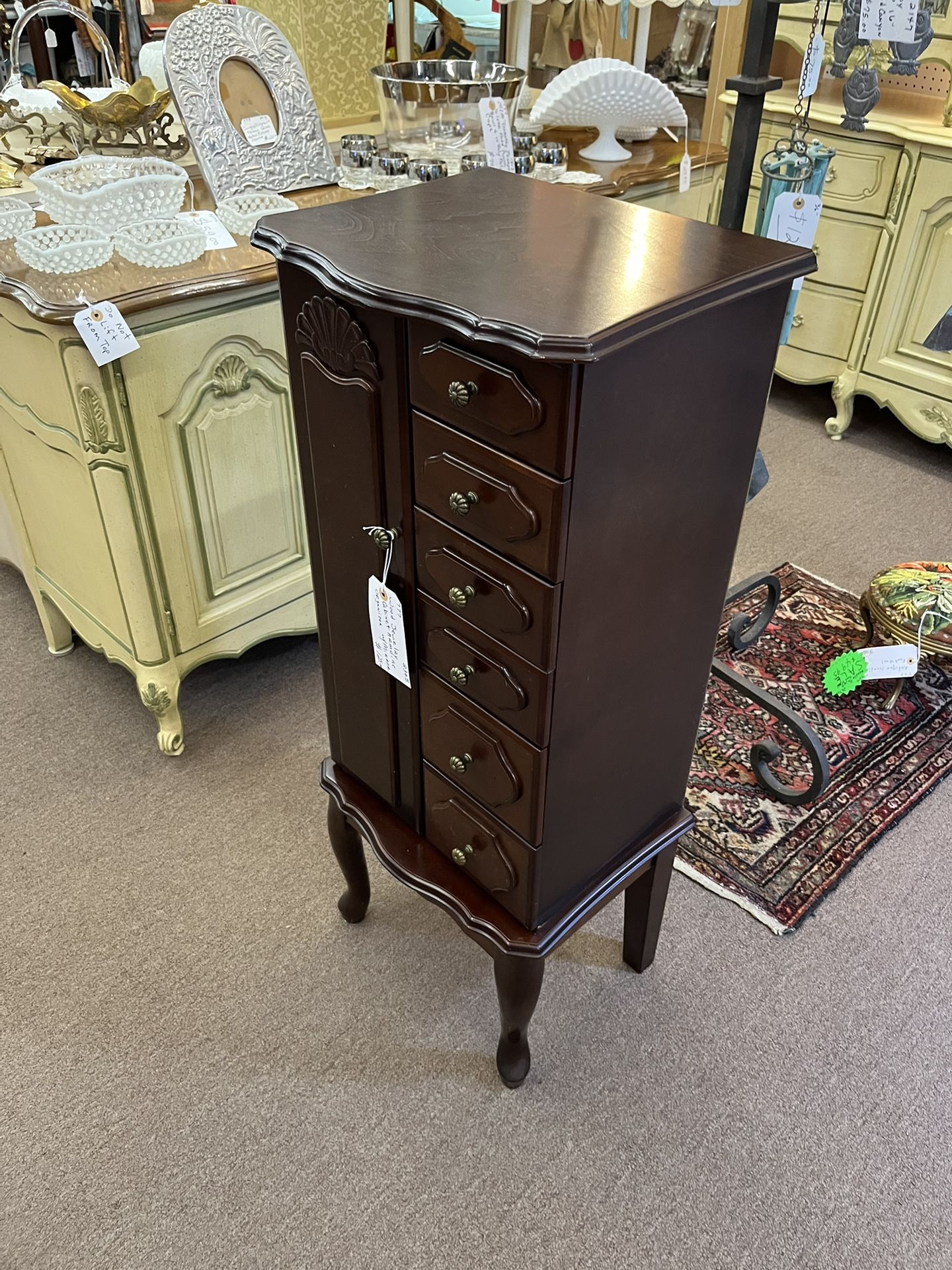 Jewelry Armoire Organizer Cabinet