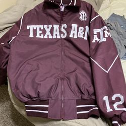 Texas A&M Baseball Jacket Size Small 