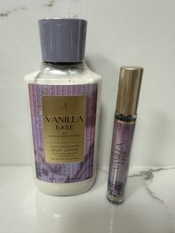 Bath and Body Works Vanilla Ease Set