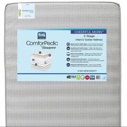 baby mattress simmons kids comforpedic beautyrest double sided crib toddler bebe comfort target 