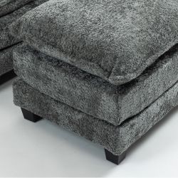 55.32*39.76 Oversized Sofa Indoor,Portable ottoman,Boucle Single Sofa Bed with Wider seat,Double deep cushion,Strong wrapping of thick armrests for Li