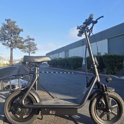 New 500W Folding Electric Bike 22mph 27miles With Basket 