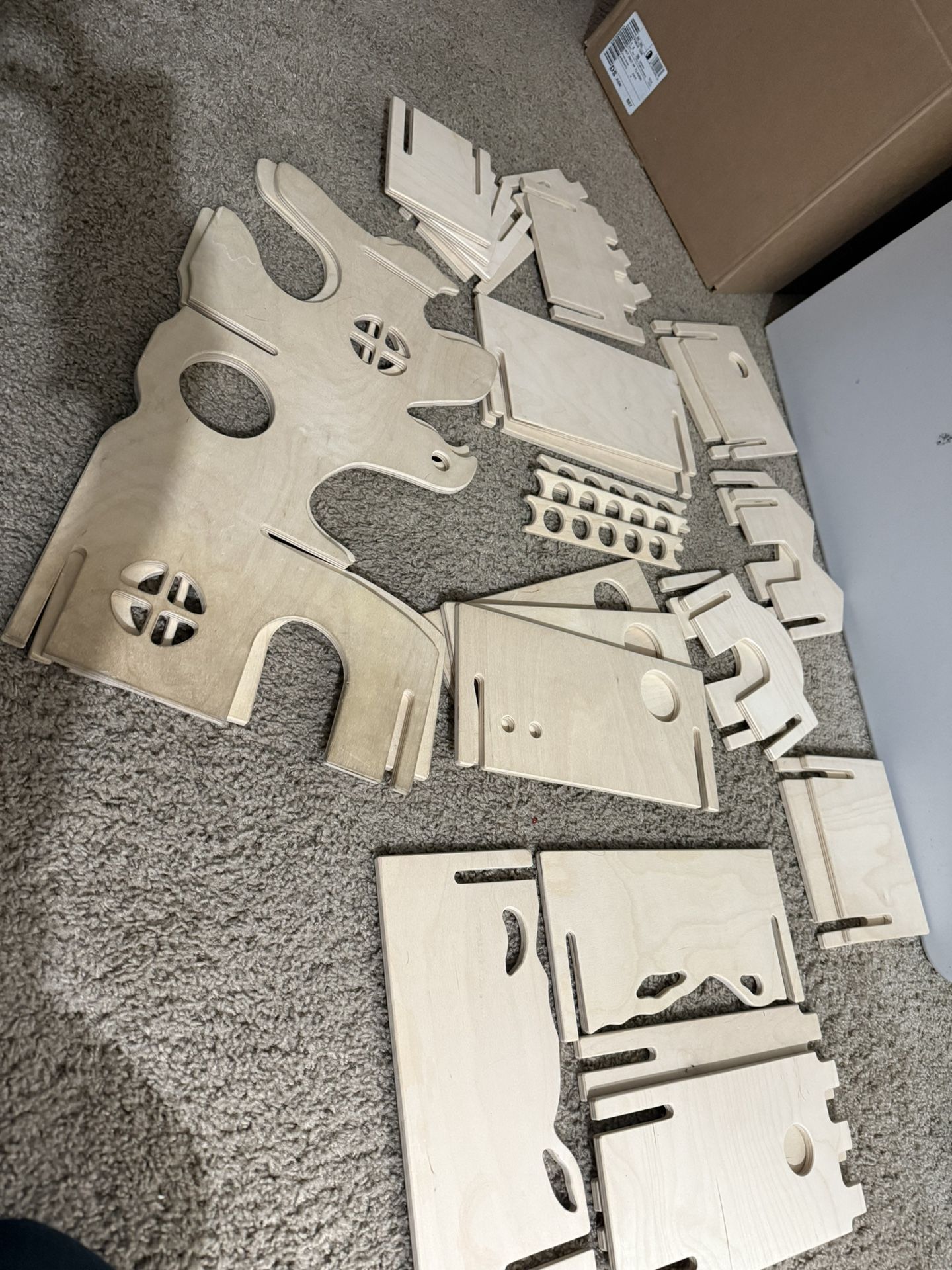 Wooden Castle Kids Toy