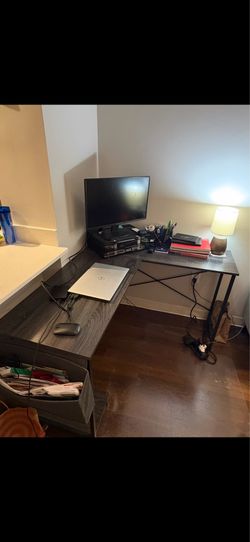 50 in. L-shaped Desk