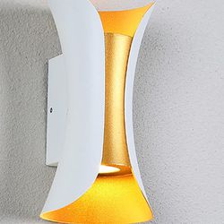 Outdoor Sconce Waterproof Fixture lamp White-Finish Pure White