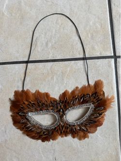 Feathered Masquerade Mask