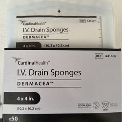I.V. Drain sponges