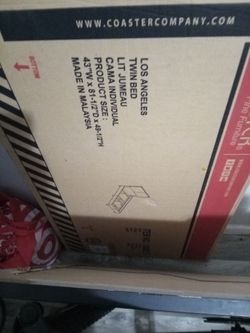 Coaster twin bed ivory new