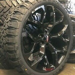Chevy Tahoe Rims Chevrolet Suburban Wheels Silverado Snowflakes Trail Boss High Country LTZ Rst Z71 Yukon Sierra Denali Cadillac Escalade 