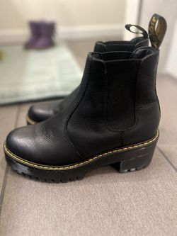 Dr Marten Platform Slip On Boots 9