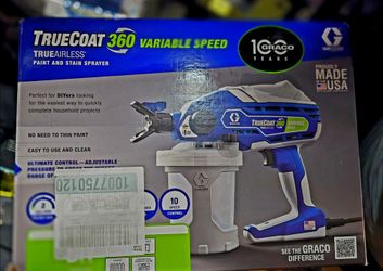 BRAND NEW Graco TrueCoat 360 Variable Speed Paint Sprayer