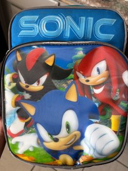Sonic lunchbox matching bento
