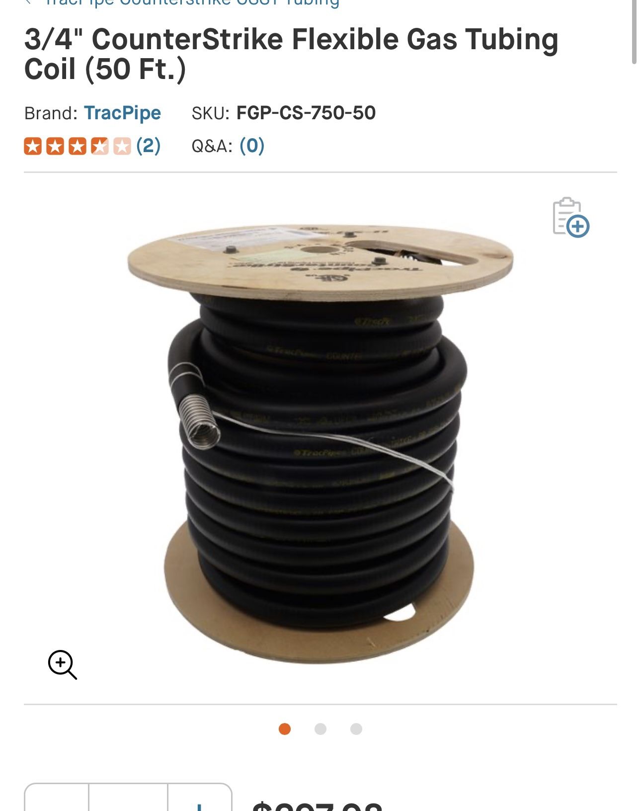 3/4 50 feet trac pipe