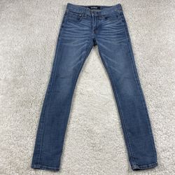 Express Jeans Skinny Mia Low Rise Stretch Blue Jeans Womens Size 2 (29x30) 