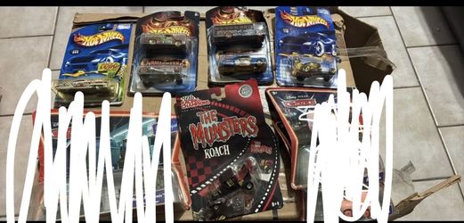 Mixed Die-Cast Car Lot – Hot Wheels, Disney Cars, Munsters