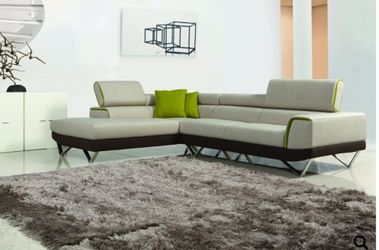 Dimensions Chaise: W40" x D87.5" x H36" 3-seater: W71" x D40" x H36" Seat Height: 18" Spotlight Features Modern fabric sectional sofa with retractab