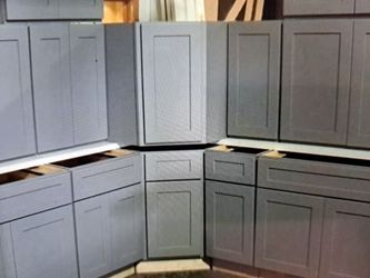 Gray New Kitchen Cabinets