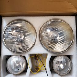 Jeep Jk Headlights And Fog Lights 