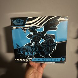 New Pokemon Black Bolt ETB 