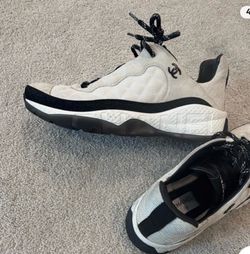 Chanel Sneakers White Black Chunky Sole