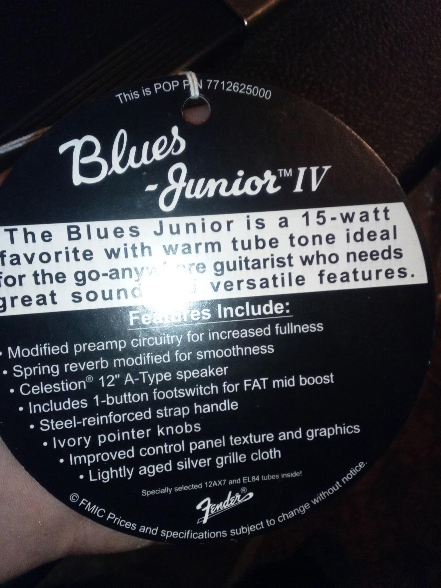 Fender Blues Junior IV