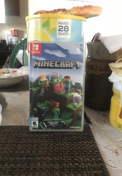 Minecraft for Nintendo Switch box and game