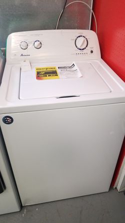 New scratch and dent Amana washer 1 year warranty