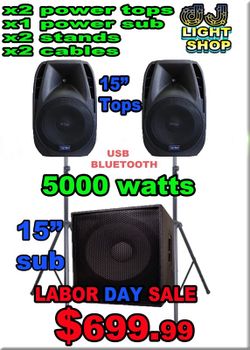 Power speaker Dj package