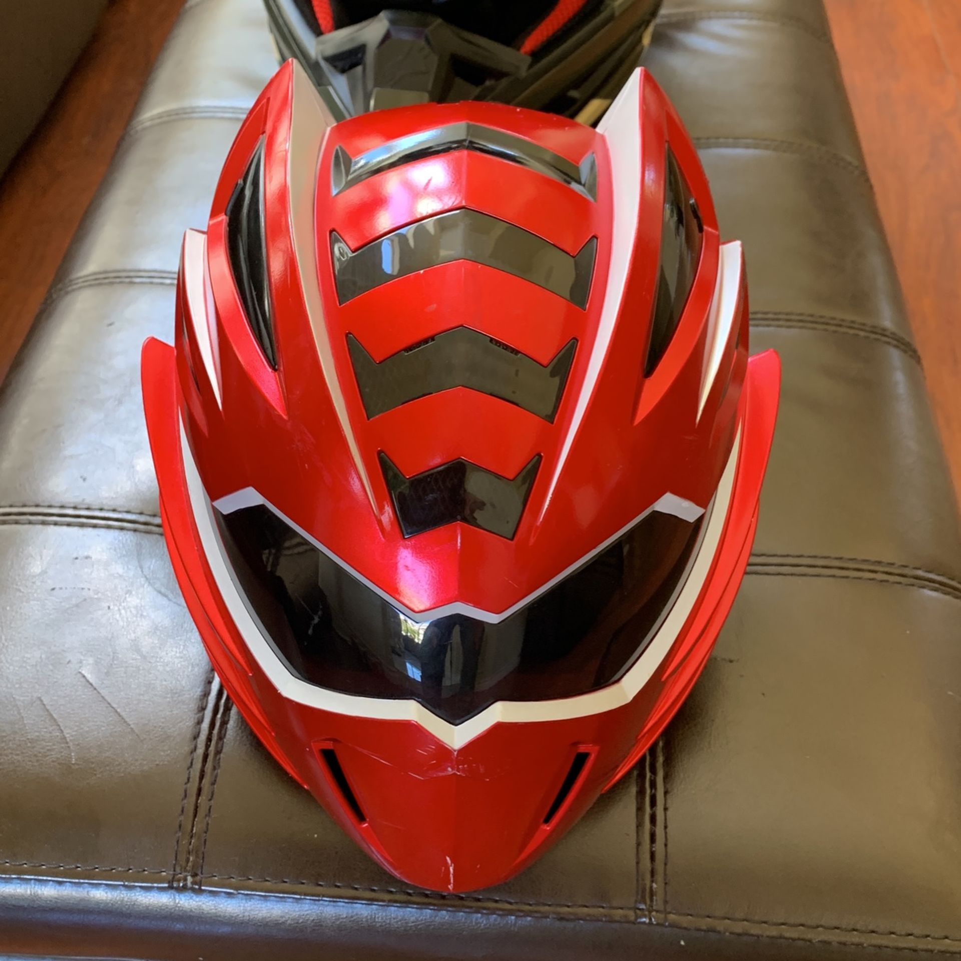 Power Rangers Red Ranger Jungle Fury Mega Mission Helmet Bandai