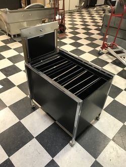 Wilson Jones Sliding Mobile Data Rack with inserts