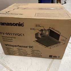 WhisperSense DC Fan with Motion and Humidity Sensors Delay Timer and Pick-A-Flow Speed Selector