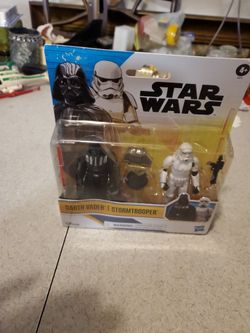 STAR WARS DARTH VADER STORMTROOPER ACTION  FIGURES