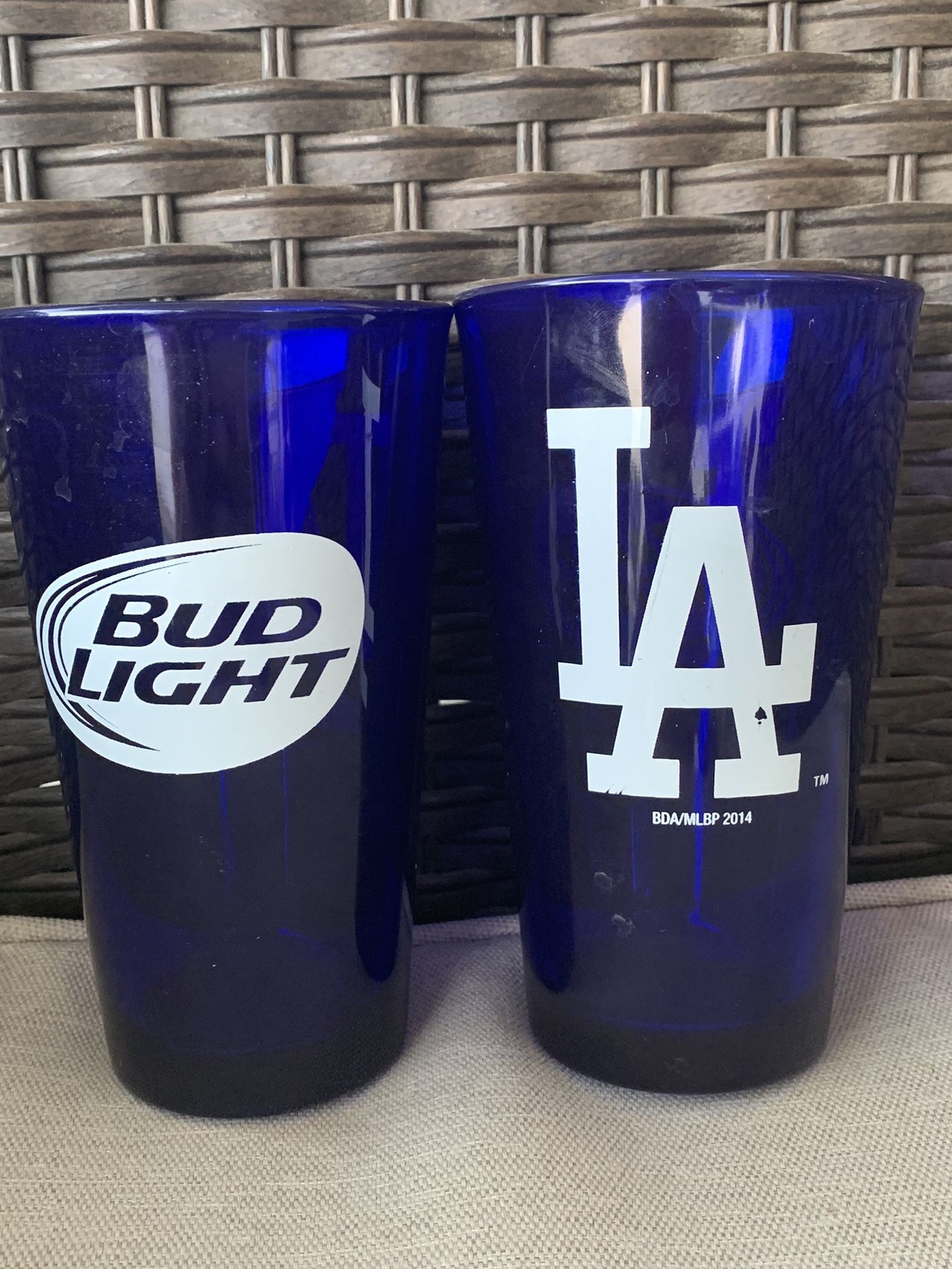 Los Angeles Dodgers Bud Light Glass Cup
