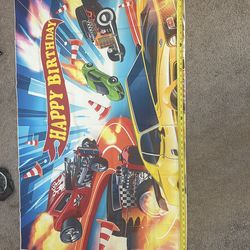 Hot wheel party decor