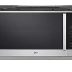 LG Smart 2.1 cu. ft. Stainless Steel Electric 1050-Watt Over-The-Range Microwave with Sensor Cook