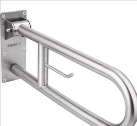 Wochitv 29.5 INCH Stainless Toilet Safety Rails