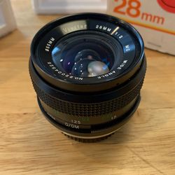 Vivitar 28 mm Wide Angle Lens