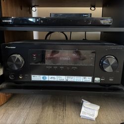 Pioneer AV Receiver + Blue Ray DVD Player