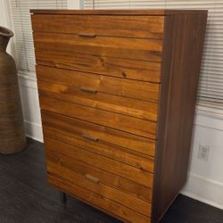 Cb2 Linear 4 Drawer Tall Dresser 