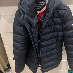 Girls Ski Jacket By Tommy Hilfiger Size Extra Large