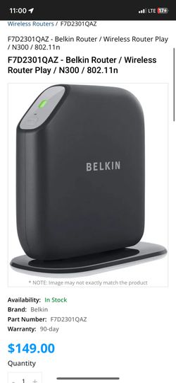 Belkin wireless router