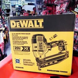 DeWalt 16 Ga Angled Finish Nailer.  Tool-Only 