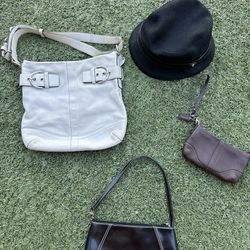 Coach Purses And A Hat