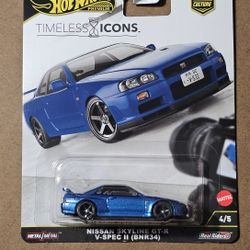 Hot Wheels Nissan Skyline GT-R V-Spec II (R34)
