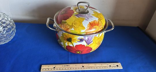 Pioneer woman steel Dutch oven