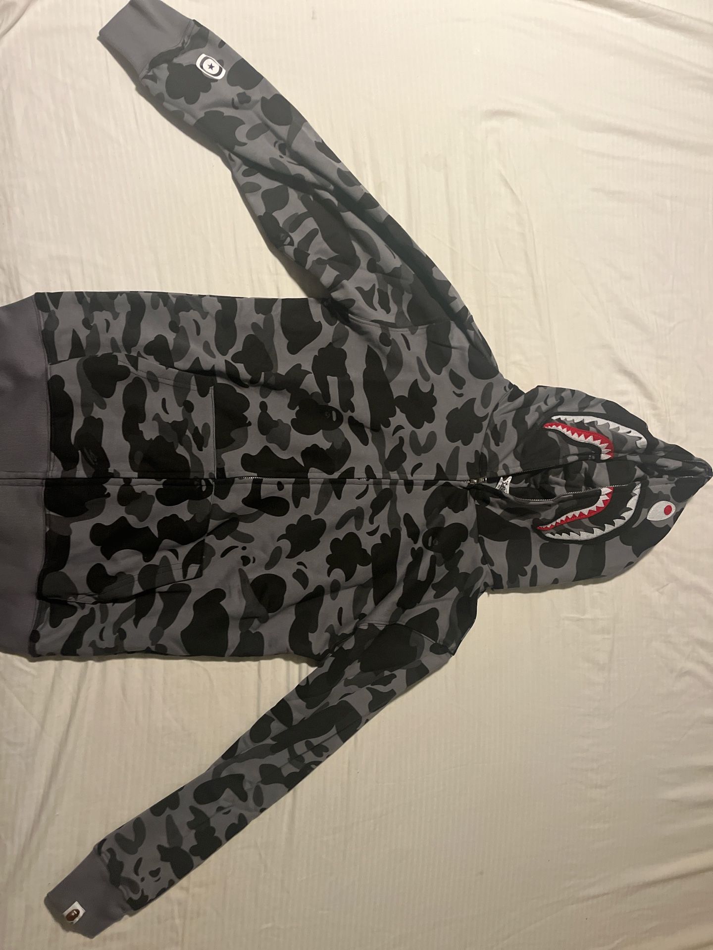 Black and Grey multicolored Bape