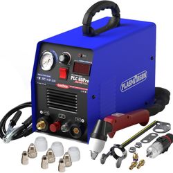 Plasma Cutter Machine,65Amps 110V/220V Non-Touch Pilot Arc HF Air Power, Inverter IGBT 3/5'' Inch Clean Cut LED Digital Display Plasma Cutting Equipme